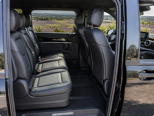 Intérieur du van Mercedes